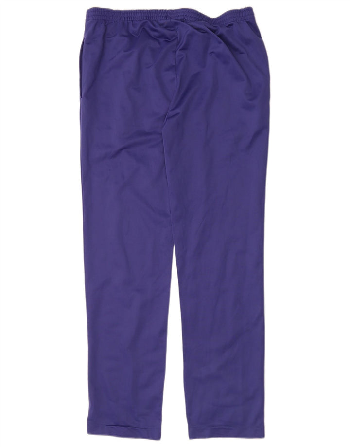 Kappa Womens Tracksuit Trousers UK 14 Large Purple Polyester