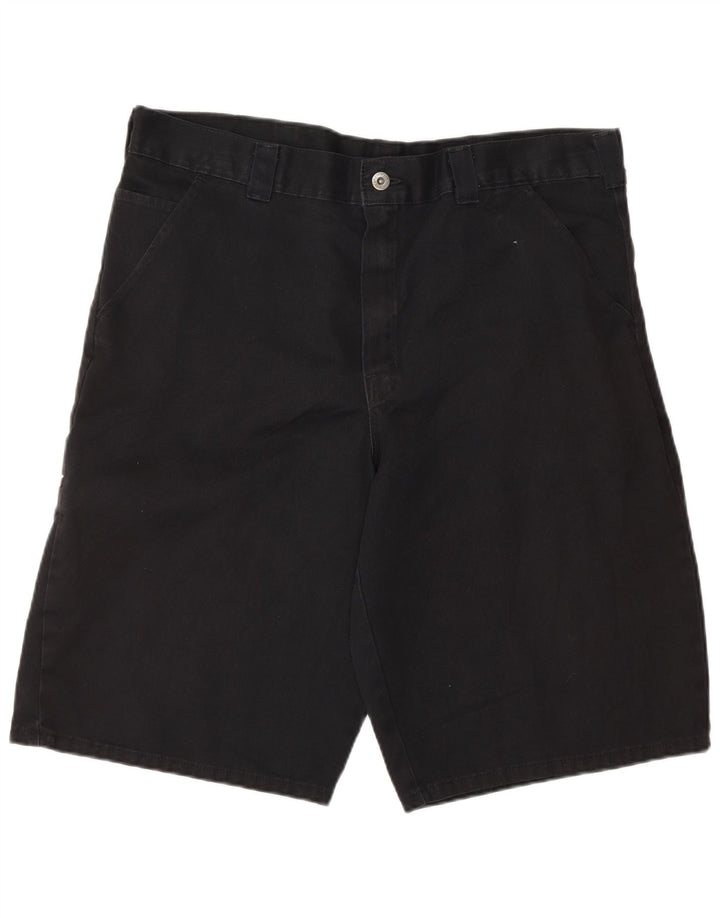 DICKIES Mens Cargo Shorts W36 Large Black Polyester