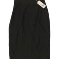 CAROL Womens Pencil Skirt IT 42 Medium W28 Grey Cotton Vintage Carol and Second-Hand Carol from Messina Hembry 