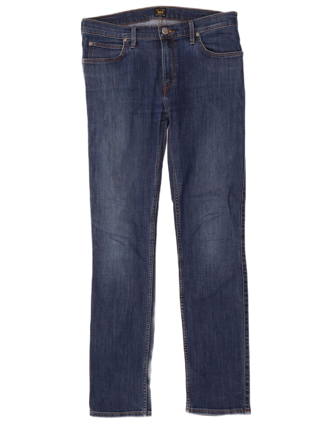 LEE Womens Jade Straight Jeans W32 L32 Blue Cotton
