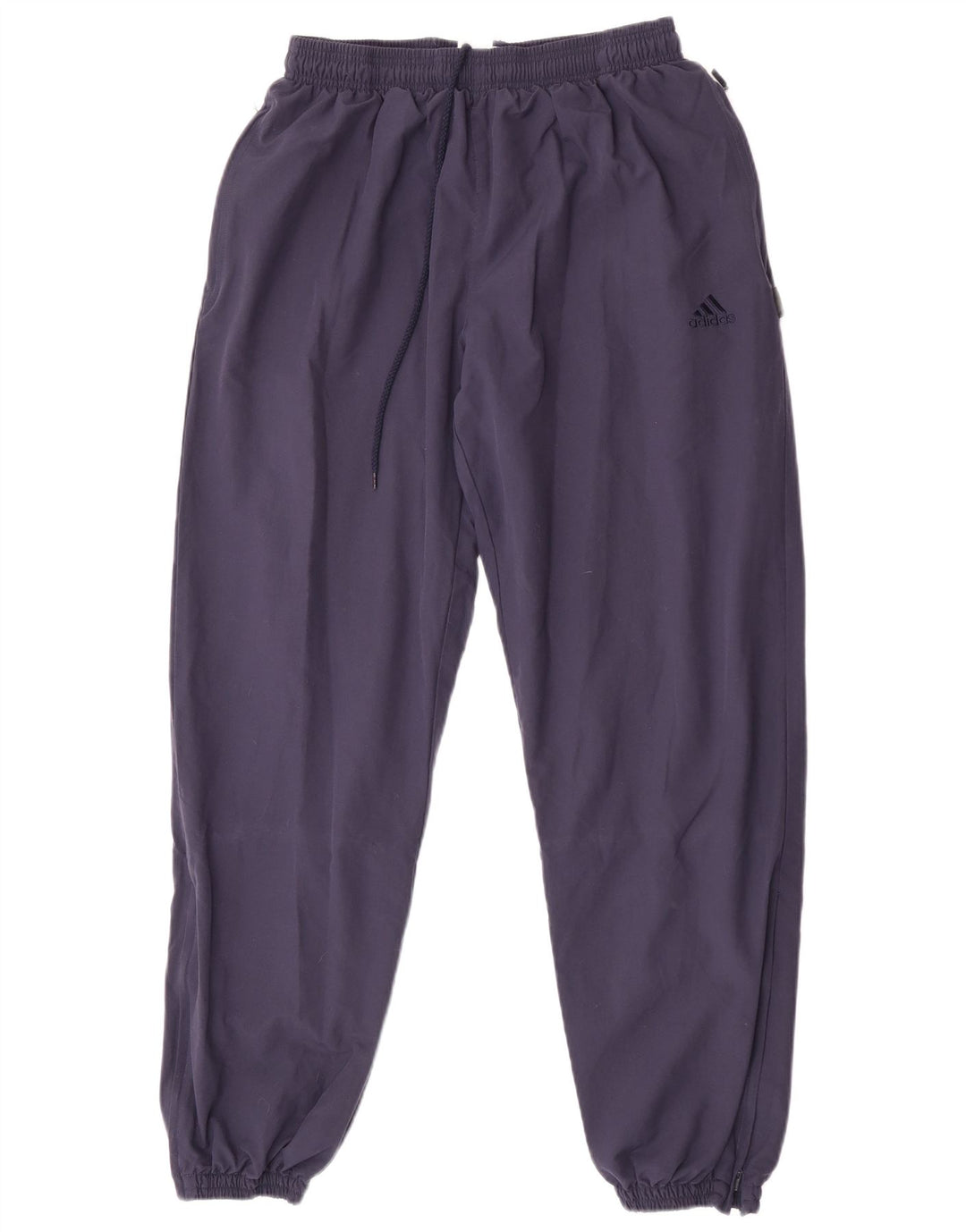 Adidas Mens Tracksuit Trousers Joggers Large  Navy Blue Polyester