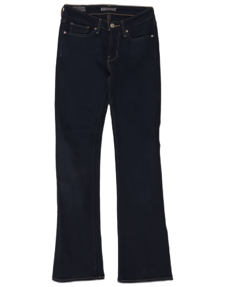 Levi's Womens 715 Bootcut Jeans W24 L30 Navy Blue