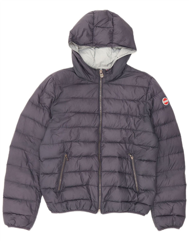 COLMAR Boys Hooded Padded Jacket 15-16 Years Navy Blue Polyester