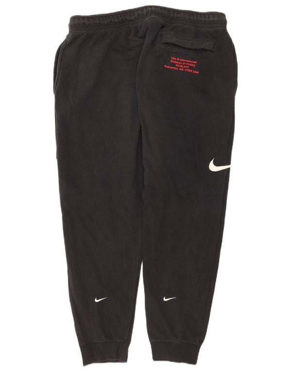 Nike Mens Graphic Tracksuit Trousers Joggers 2XL  Black Cotton