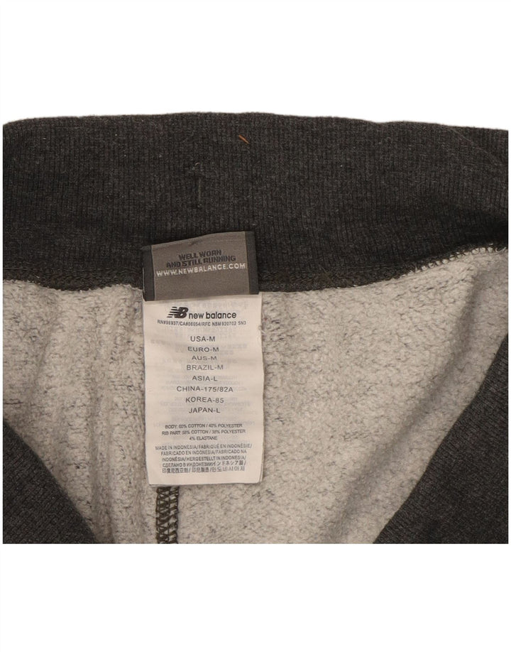 New Balance Mens Tracksuit Trousers Joggers Medium  Grey Cotton