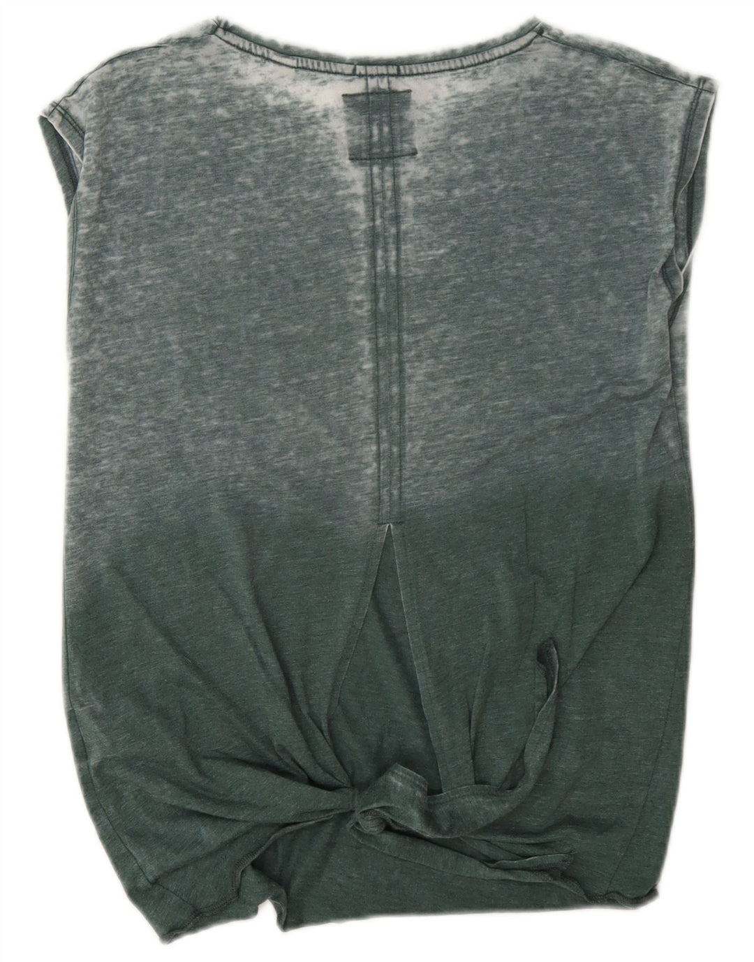 Superdry Womens Oversized Graphic Vest Top UK 8 Small Green Cotton