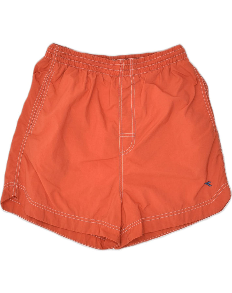 DIADORA Mens Sport Shorts Medium Red Polyester | Vintage Diadora | Thrift | Second-Hand Diadora | Used Clothing | Messina Hembry 