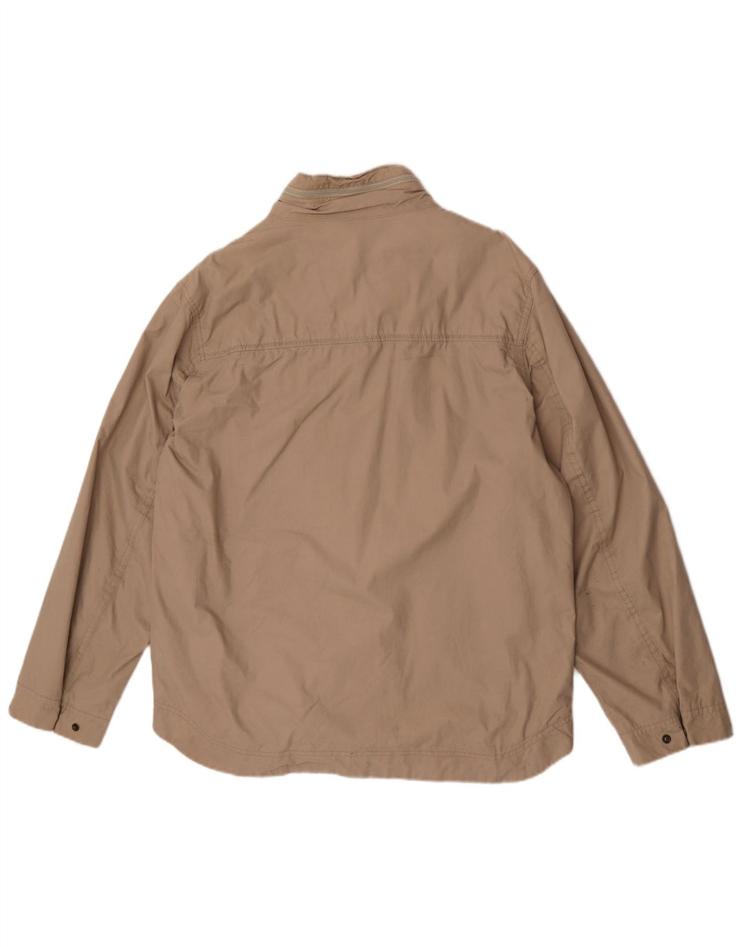 Timberland Mens Utility Jacket UK 40 Large Beige Cotton