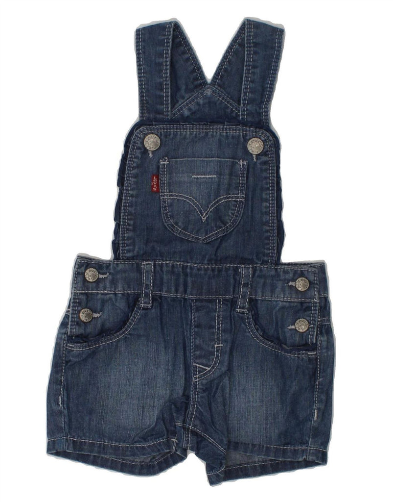 LEVI'S Baby Girls Dungarees Denim Shorts 3-6 Months W18  Blue Cotton | Vintage Levi's | Thrift | Second-Hand Levi's | Used Clothing | Messina Hembry 