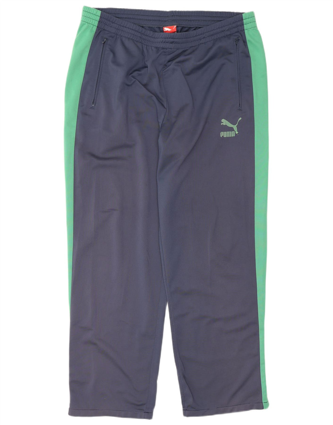 Puma Mens Tracksuit Trousers XL  Navy Blue Colourblock