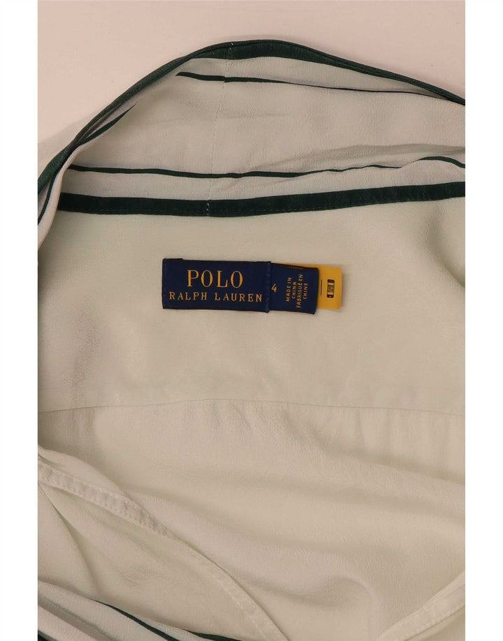 Polo Ralph Lauren Womens Longline Oversized Pullover Shirt US 4 Small White