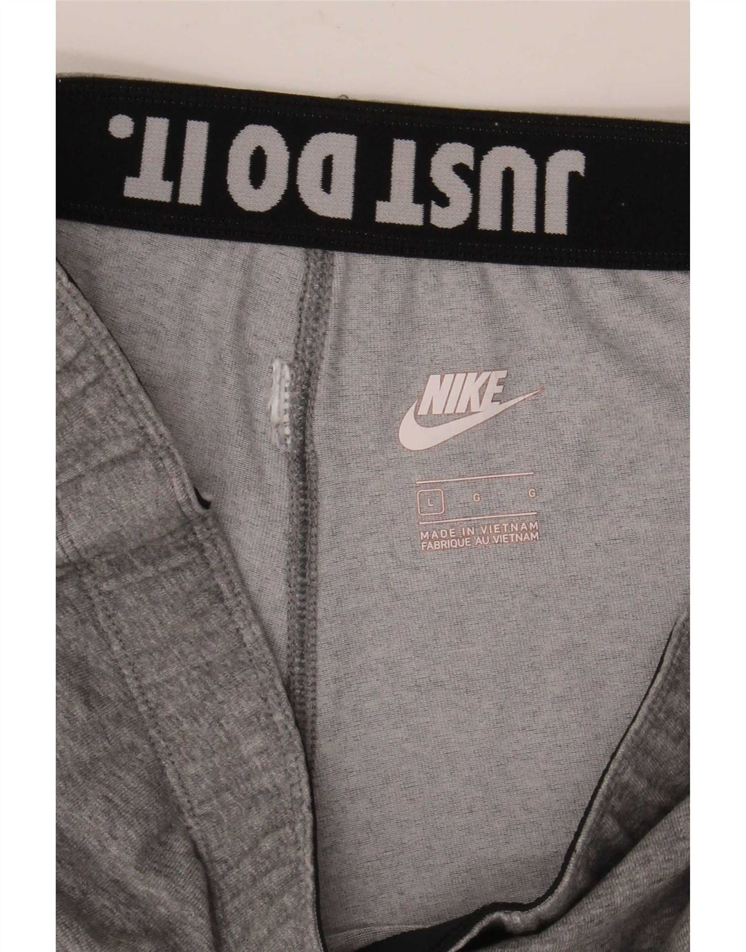 Nike Womens Graphic Leggings UK 14 Large Grey Flecked