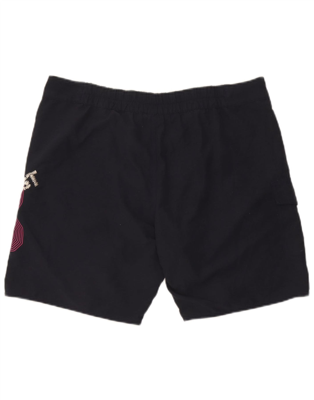 Coast Mens Graphic Swimming Shorts Large  Navy Blue Polyester
