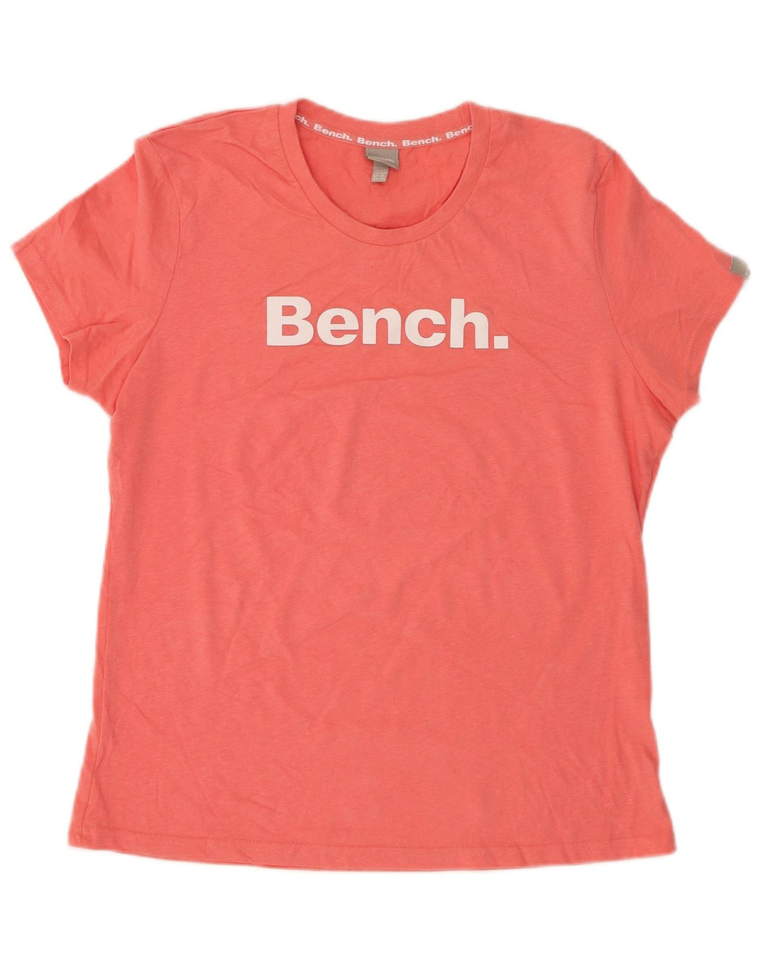 BENCH Womens Graphic T-Shirt Top UK 16 Large Pink