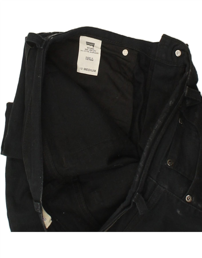 LEVI'S Womens 505 Straight Jeans US 10 Large W36 L32  Black Cotton | Vintage Levi's | Thrift | Second-Hand Levi's | Used Clothing | Messina Hembry 