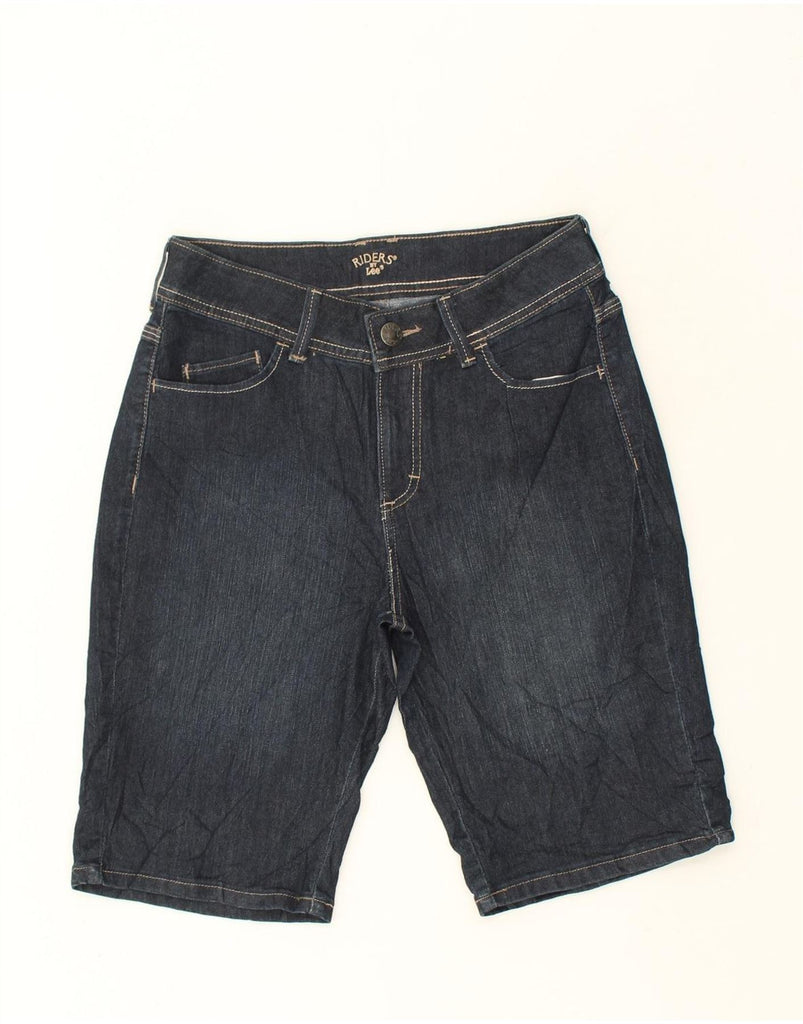 LEE Womens Denim Bermuda Shorts W25 XS Navy Blue | Vintage Lee | Thrift | Second-Hand Lee | Used Clothing | Messina Hembry 