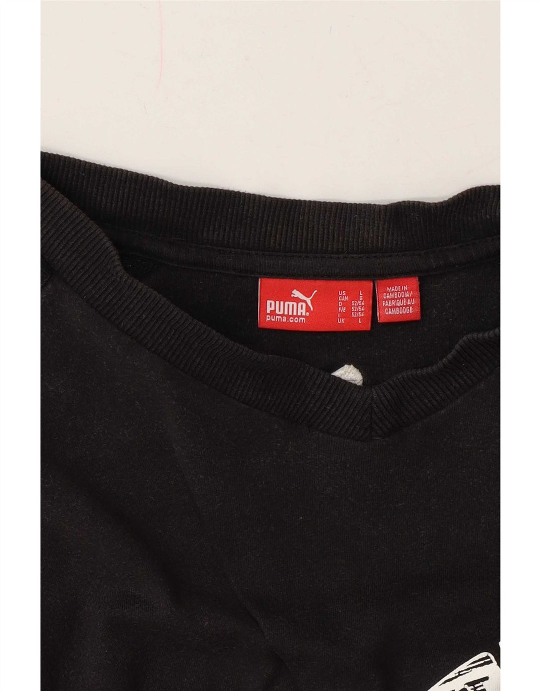 Puma Mens Graphic T-Shirt Top Large Grey