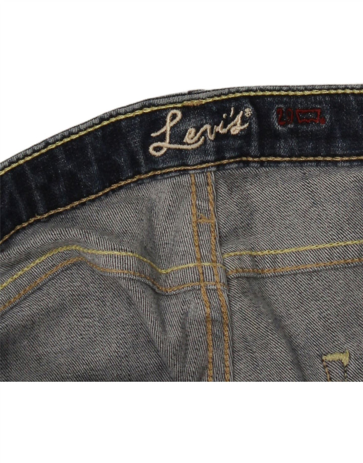 LEVI'S Womens Skinny Jeans W29 L31 Navy Blue Cotton Vintage Levi's and Second-Hand Levi's from Messina Hembry 