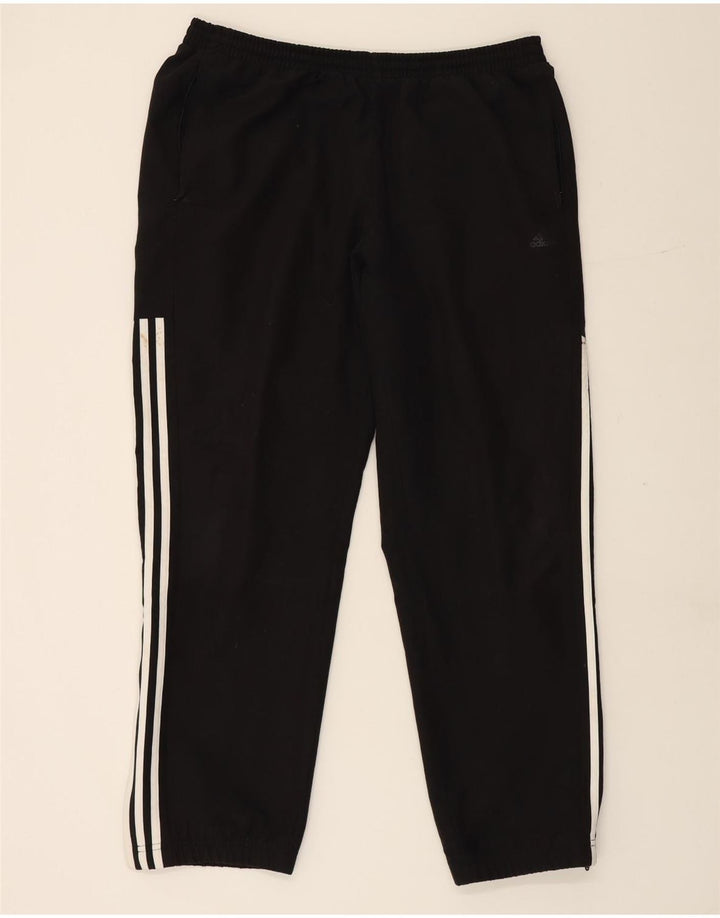ADIDAS Mens Tracksuit Trousers Joggers Large Black