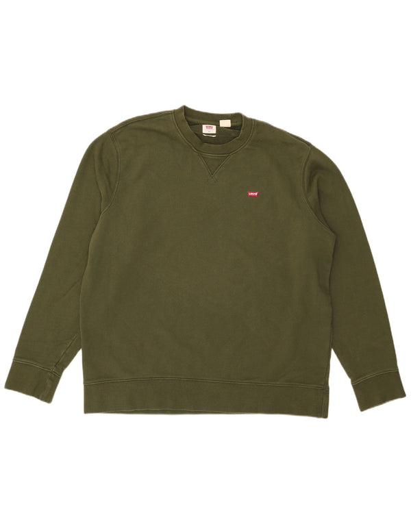 Levi's Mens Standard Sweatshirt Jumper XL Khaki