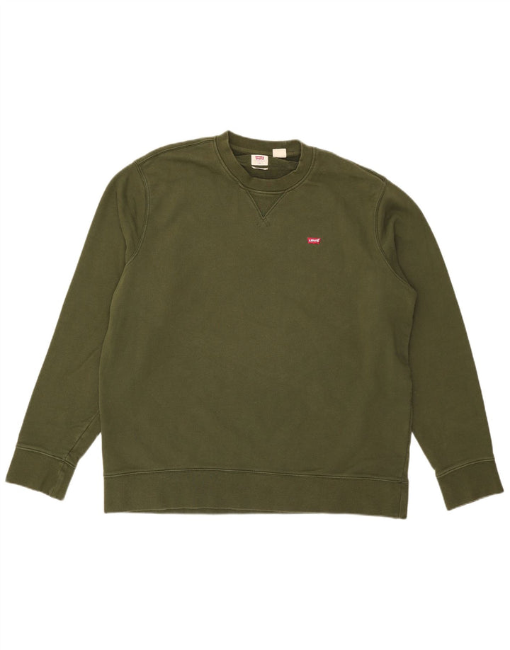 Levi's Mens Standard Sweatshirt Jumper XL Khaki