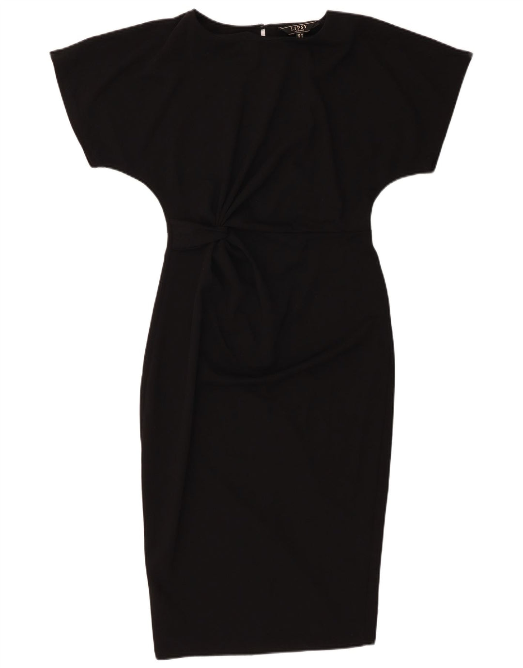 Lipsy Womens Batwing Sheath Dress UK 10 Small Black