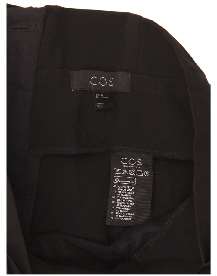 Coast Womens Crop Harem Trousers EU 36 Small W30 L23 Black Polyester