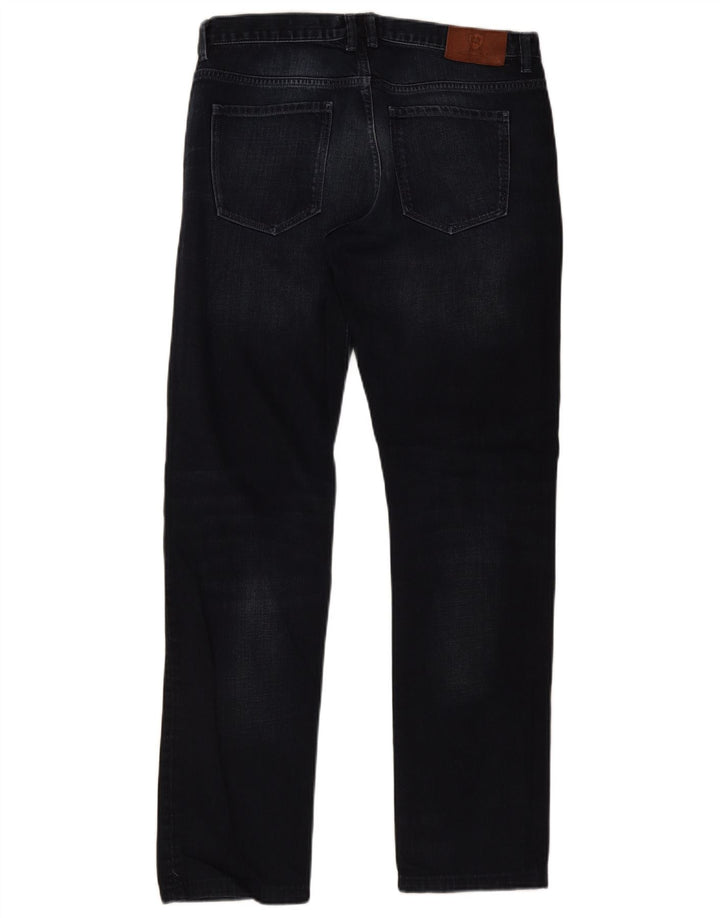 Massimo Dutti Mens Straight Jeans EU 42 Large W32 L32 Navy Blue