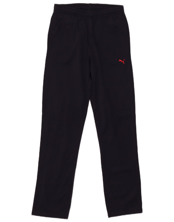 PUMA Boys Tracksuit Trousers 13-14 Years  Navy Blue Polyester