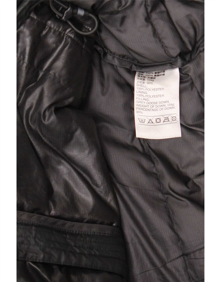 Adidas Womens Hooded Padded Jacket UK 18 XL Black Polyester