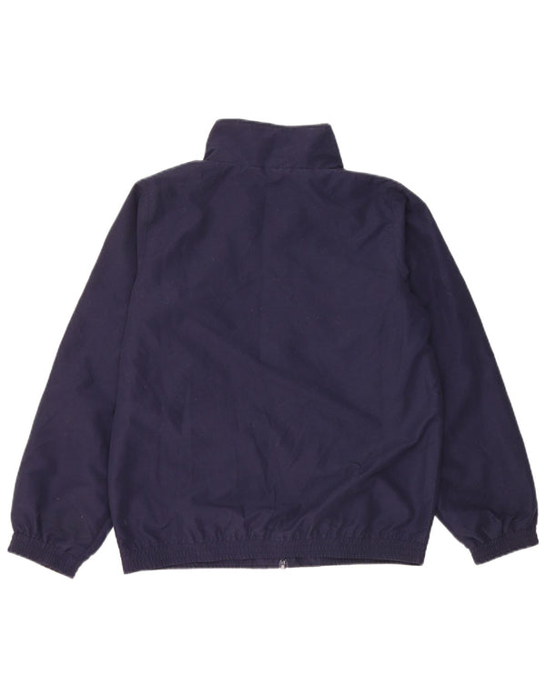 Kappa Boys Graphic Windbreaker Jacket 11-12 Years Navy Blue Polyester