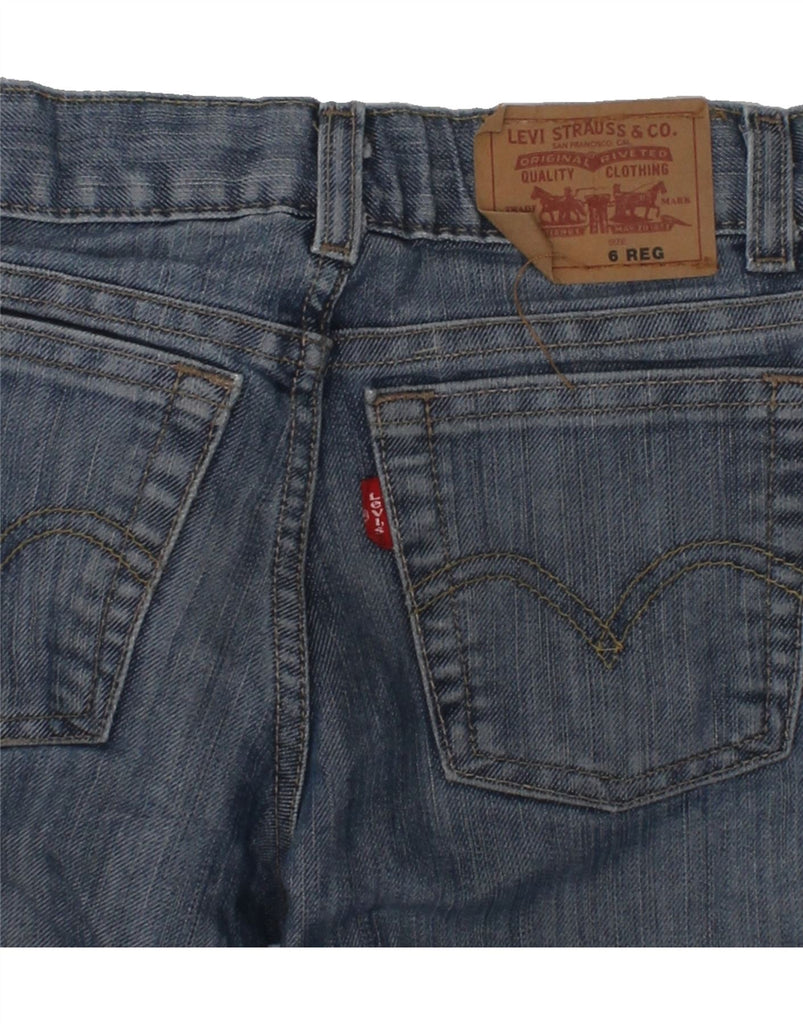 LEVI'S Boys 514 Slim Straight Jeans 5-6 Years W24 L18 Blue Cotton | Vintage Levi's | Thrift | Second-Hand Levi's | Used Clothing | Messina Hembry 