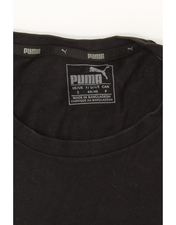 Puma Mens Graphic T-Shirt Top Small Black