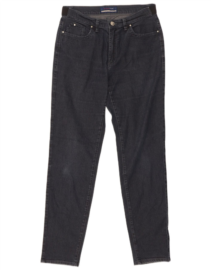 Trussardi Womens Slim Jeans W29 L30 Navy Blue Cotton