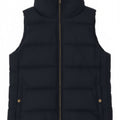 Old Navy Womens Padded Gilet UK 10 Small Navy Blue Polyester