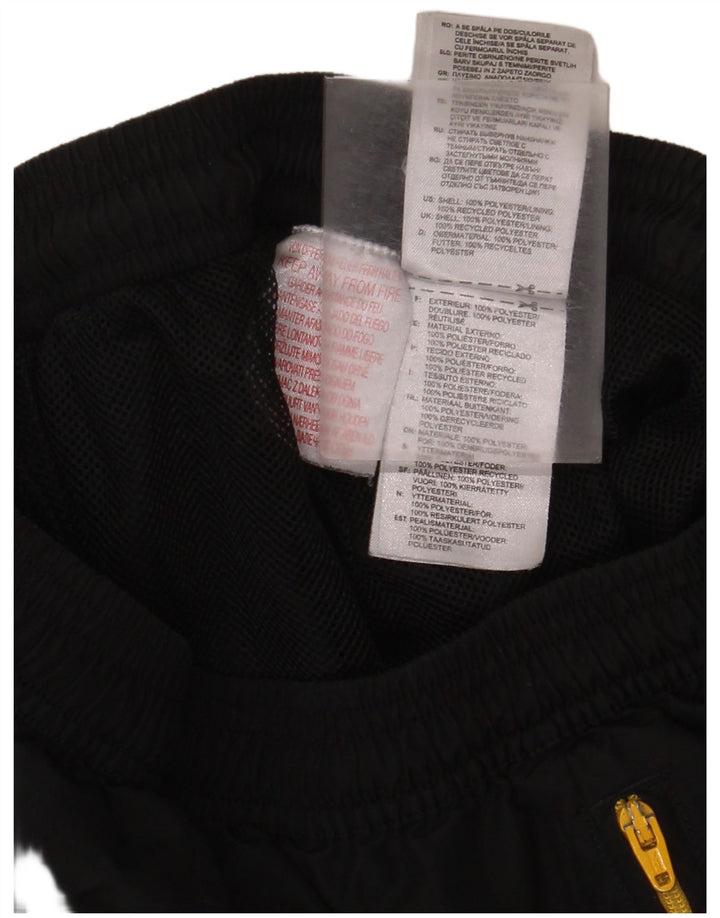 Adidas Boys Tracksuit Trousers Joggers 13-14 Years  Black Polyester