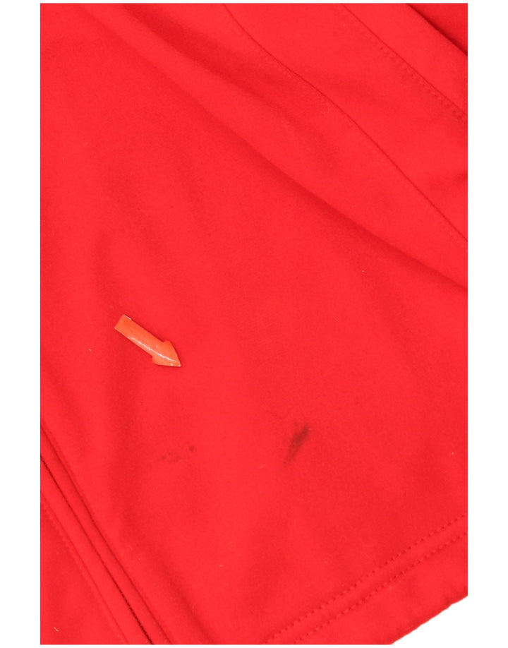 Adidas Mens Climalite Tracksuit Top Jacket Large Red Polyester