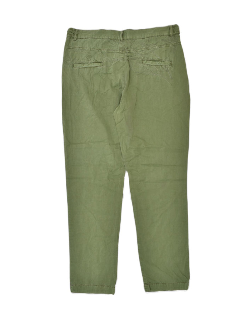 DESIGUAL Mens Pegged Chino Trousers W34 L29 Green Cotton | Vintage Desigual | Thrift | Second-Hand Desigual | Used Clothing | Messina Hembry 