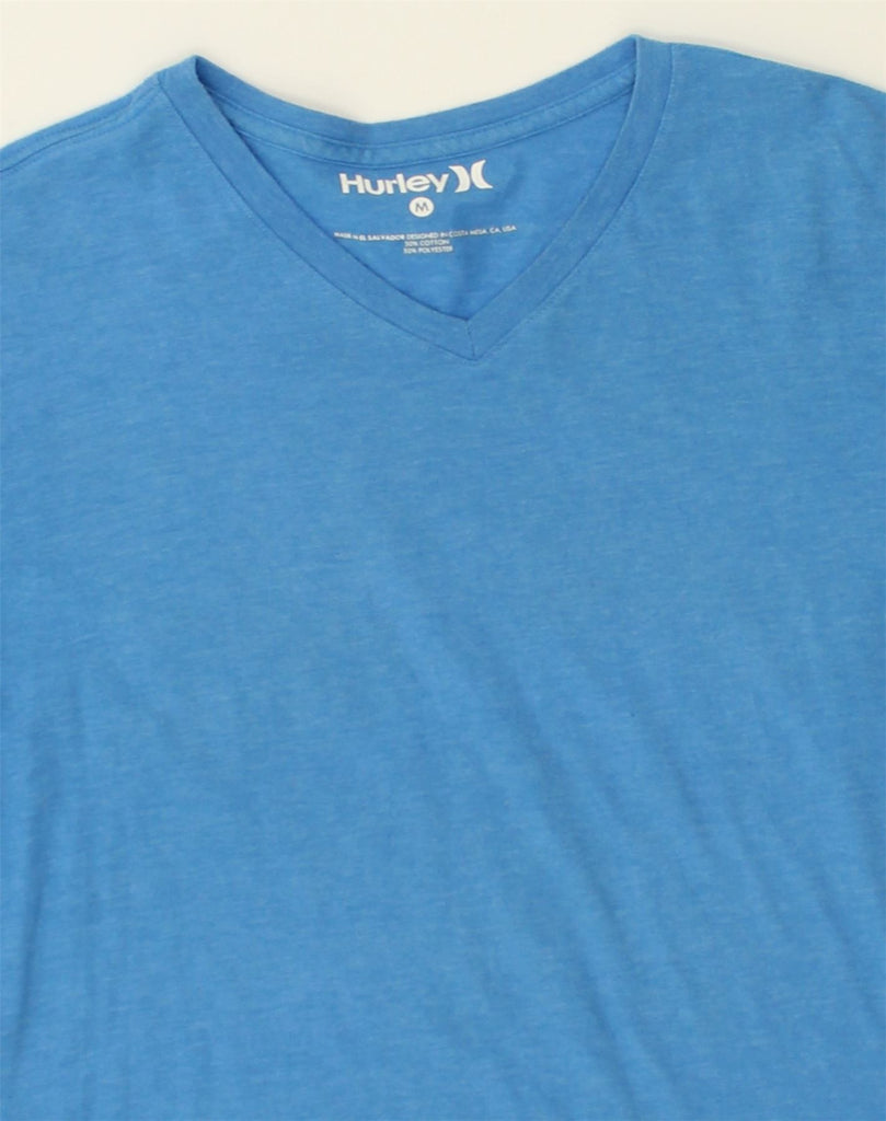 HURLEY Mens T-Shirt Top Medium Blue Cotton | Vintage Hurley | Thrift | Second-Hand Hurley | Used Clothing | Messina Hembry 