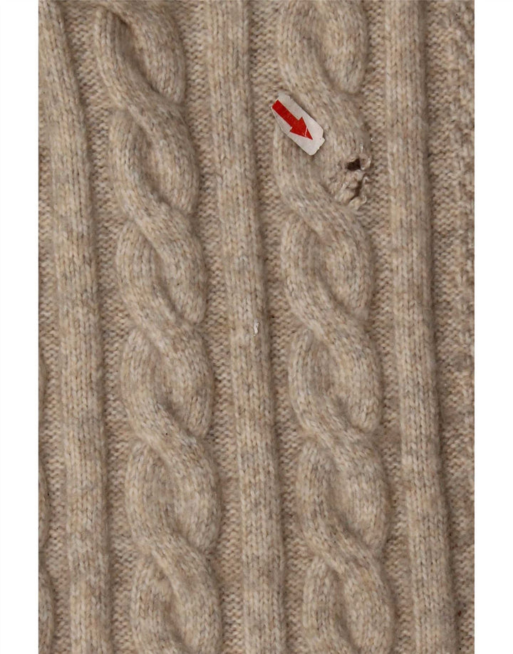 Marks & Spencer Womens Vest Tank Top UK 16 Large Beige Polyester
