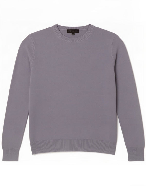 Marks & Spencer Womens Crew Neck Jumper Sweater UK 14 Large Blue Acrylic