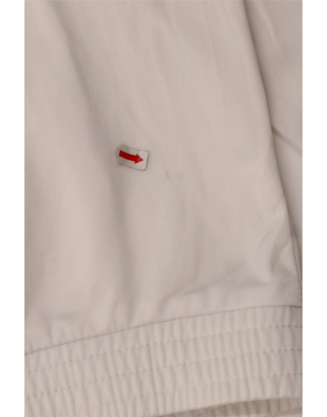 ASICS Mens Graphic Tracksuit Top Jacket Medium White Colourblock Polyester