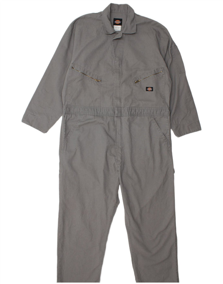Dickies Mens Workwear Jumpsuit XL Grey Polyester