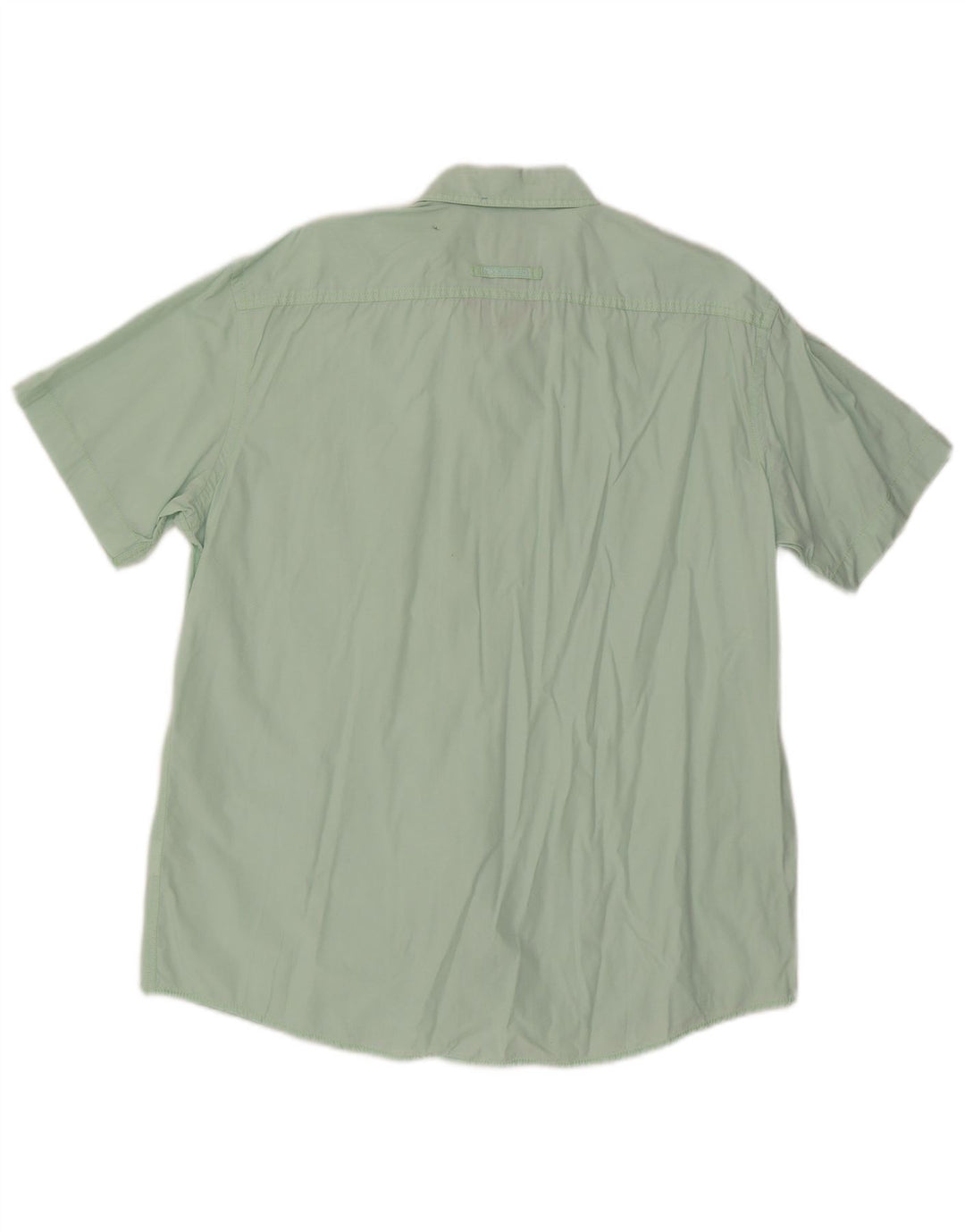 Camel Active Mens Short Sleeve Regular Fit Shirt XL Green Cotton
