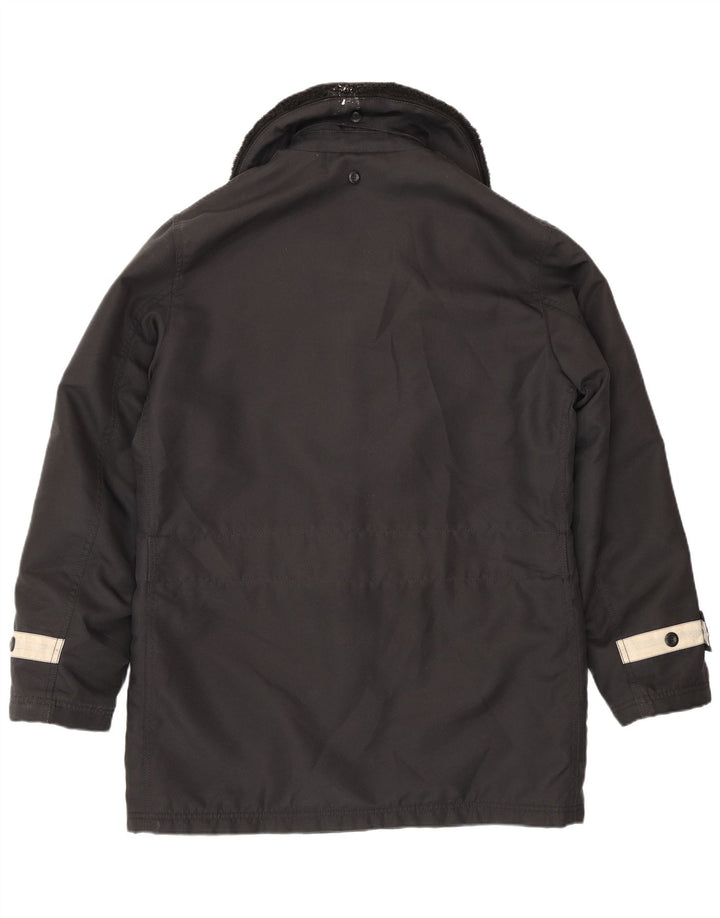 Refrigiwear Mens Parka Jacket UK 38 Medium Black Polyester