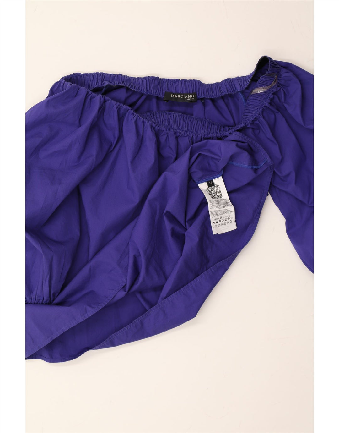 GUESS Womens Blouse Top IT 44 Medium Purple Cotton Vintage Guess and Second-Hand Guess from Messina Hembry 