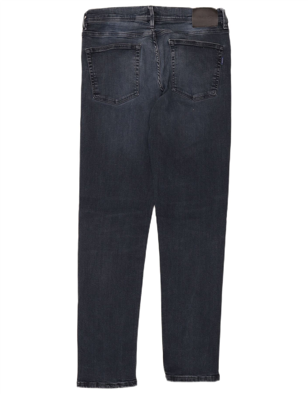 GANT Mens Slim Jeans W34 L30 Blue Cotton