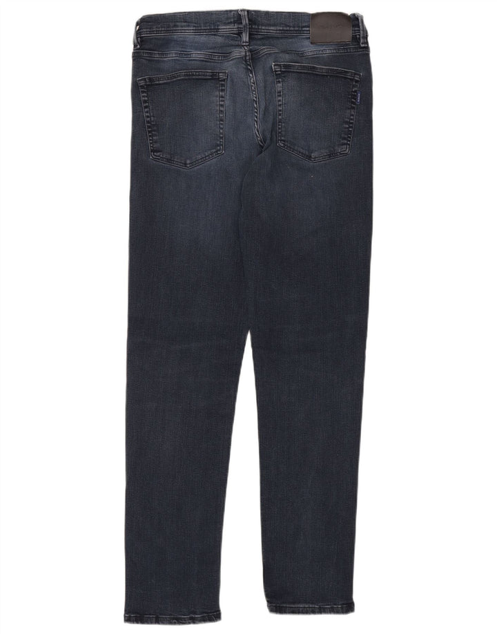 GANT Mens Slim Jeans W34 L30 Blue Cotton