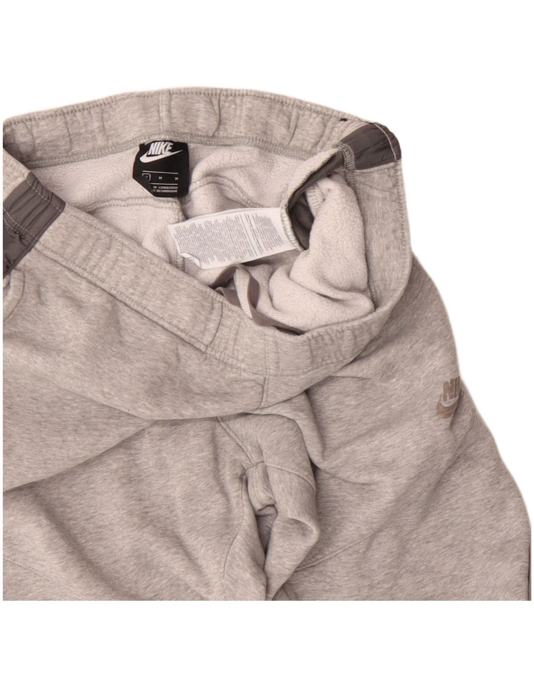 Nike Mens Tracksuit Trousers Joggers Medium Grey Cotton