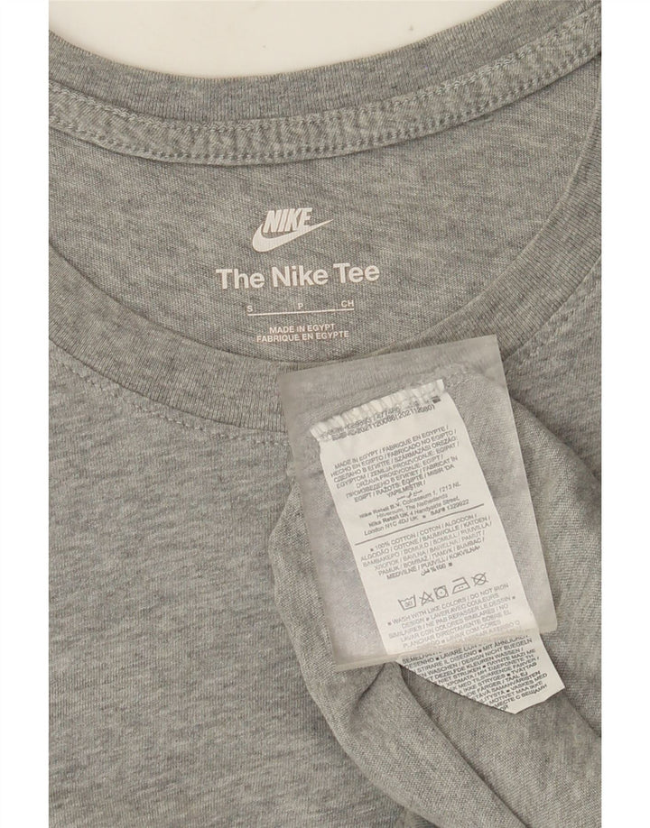 Nike Mens T-Shirt Top Small Grey Cotton